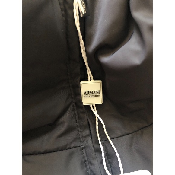 Armani Collezioni Down Coat. Black. New! Size 8 - Picture 6 of 13